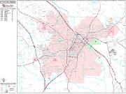 Macon <br /> Wall Map <br /> Premium Style 2025 Map