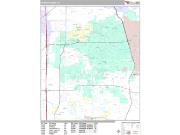 Warner Robins <br /> Wall Map <br /> Premium Style 2025 Map