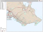 Honolulu <br /> Wall Map <br /> Premium Style 2025 Map