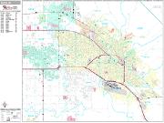 Boise <br /> Wall Map <br /> Premium Style 2025 Map