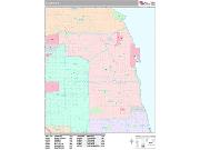 Evanston <br /> Wall Map <br /> Premium Style 2025 Map