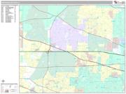 Hoffman Estates <br /> Wall Map <br /> Premium Style 2024 Map