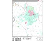 Bloomington <br /> Wall Map <br /> Premium Style 2025 Map