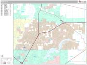Fishers <br /> Wall Map <br /> Premium Style 2025 Map