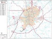 Fort Wayne <br /> Wall Map <br /> Premium Style 2025 Map
