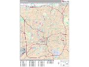 Indianapolis <br /> Wall Map <br /> Premium Style 2025 Map
