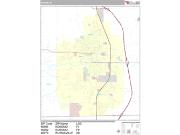 Kokomo <br /> Wall Map <br /> Premium Style 2025 Map