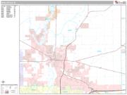 Noblesville <br /> Wall Map <br /> Premium Style 2025 Map