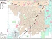 Olathe <br /> Wall Map <br /> Premium Style 2025 Map