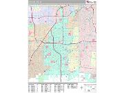 Overland Park <br /> Wall Map <br /> Premium Style 2025 Map