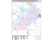 Lake Charles <br /> Wall Map <br /> Premium Style 2025 Map