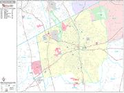 Brockton <br /> Wall Map <br /> Premium Style 2025 Map