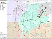 Chicopee <br /> Wall Map <br /> Premium Style 2025 Map