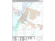 Fall River <br /> Wall Map <br /> Premium Style 2025 Map