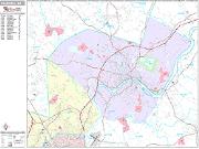 Haverhill <br /> Wall Map <br /> Premium Style 2025 Map