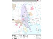 New Bedford <br /> Wall Map <br /> Premium Style 2025 Map