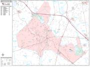 Taunton <br /> Wall Map <br /> Premium Style 2025 Map