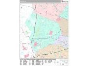 Waltham <br /> Wall Map <br /> Premium Style 2025 Map