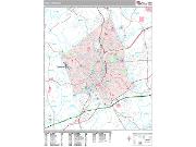 Worcester <br /> Wall Map <br /> Premium Style 2025 Map