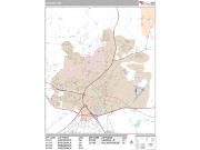 Frederick <br /> Wall Map <br /> Premium Style 2025 Map