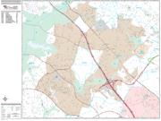 Gaithersburg <br /> Wall Map <br /> Premium Style 2025 Map