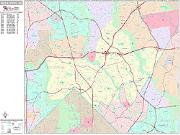 Silver Spring <br /> Wall Map <br /> Premium Style 2025 Map