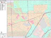 Dearborn <br /> Wall Map <br /> Premium Style 2025 Map