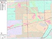 Dearborn Heights <br /> Wall Map <br /> Premium Style 2025 Map