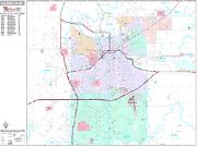 Kalamazoo <br /> Wall Map <br /> Premium Style 2025 Map