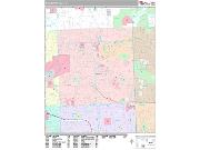 Rochester Hills <br /> Wall Map <br /> Premium Style 2025 Map