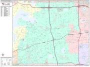 Minnetonka <br /> Wall Map <br /> Premium Style 2025 Map