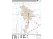 Rochester <br /> Wall Map <br /> Premium Style 2025 Map