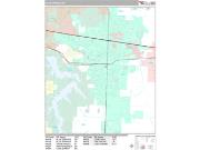 Blue Springs <br /> Wall Map <br /> Premium Style 2025 Map