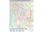 Kansas City <br /> Wall Map <br /> Premium Style 2025 Map