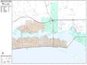 Biloxi <br /> Wall Map <br /> Premium Style 2025 Map