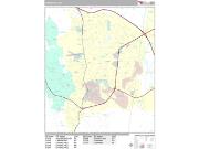 Chapel Hill <br /> Wall Map <br /> Premium Style 2025 Map