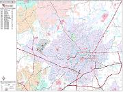 Greensboro <br /> Wall Map <br /> Premium Style 2025 Map