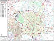 Raleigh <br /> Wall Map <br /> Premium Style 2025 Map