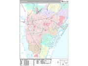 Wilmington <br /> Wall Map <br /> Premium Style 2025 Map
