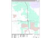 Bellevue <br /> Wall Map <br /> Premium Style 2025 Map