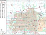 Omaha <br /> Wall Map <br /> Premium Style 2025 Map