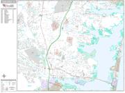 Toms River <br /> Wall Map <br /> Premium Style 2025 Map