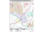 Trenton <br /> Wall Map <br /> Premium Style 2025 Map