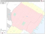 West New York <br /> Wall Map <br /> Premium Style 2025 Map