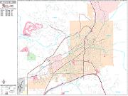 Santa Fe <br /> Wall Map <br /> Premium Style 2025 Map