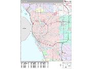 Buffalo <br /> Wall Map <br /> Premium Style 2025 Map