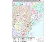 New Rochelle <br /> Wall Map <br /> Premium Style 2025 Map