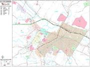 Utica <br /> Wall Map <br /> Premium Style 2025 Map