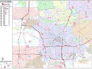 Akron <br /> Wall Map <br /> Premium Style 2025 Map