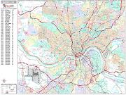 Cincinnati <br /> Wall Map <br /> Premium Style 2025 Map